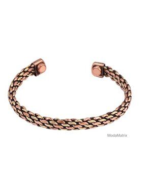 Handcrafted Copper Cuff Bracelet Unisex Bangle Jewelry Gift